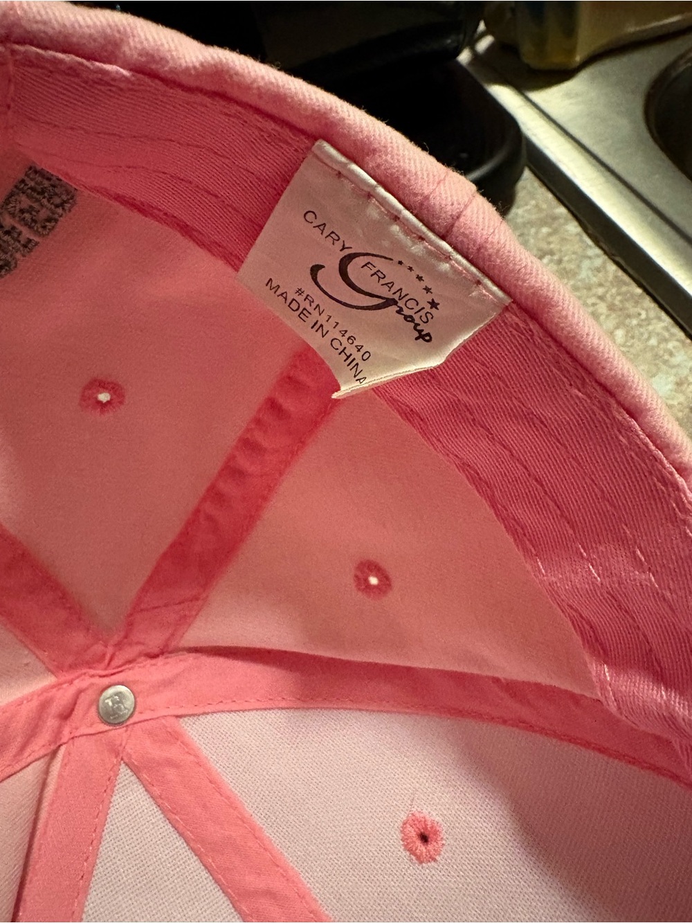 John Deere Pink Adjustable Baseball Cap Green Logo, Owners Edition Almost New!! - Picture 10 of 10